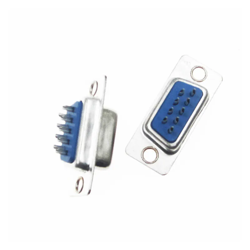 10 шт. RS232 DB9 последовательный VGA 9 контактный Женский Разъем припоя тип разъем |