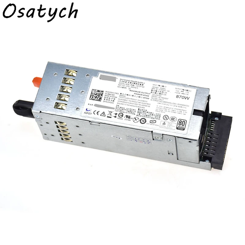 Для DELL R710 Сервер питания 870 Вт N870P S0 NPS 885AB YFG1C 7NVX8 12В 71A|Блоки для компьютеров| |