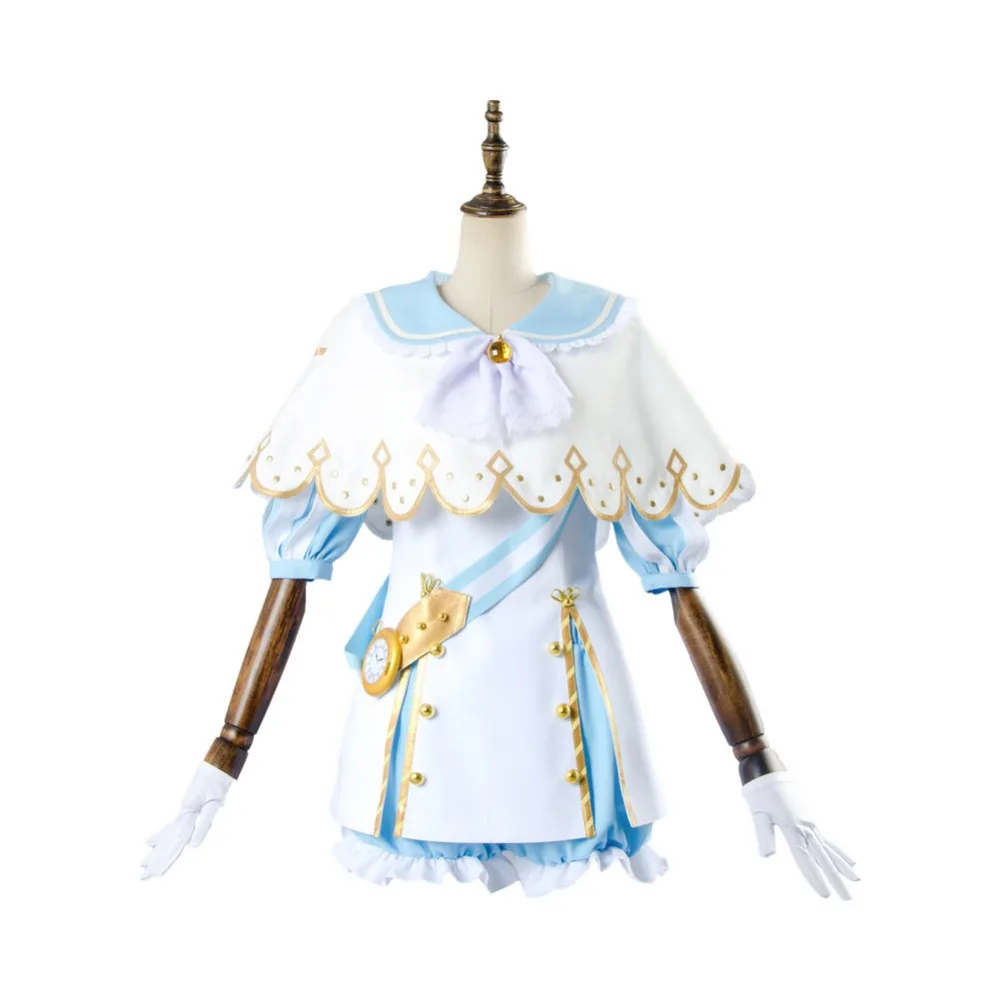 Люблю жить! Kunikida Hanamaru Wonderland Алиса косплей костюм горничной платье полный