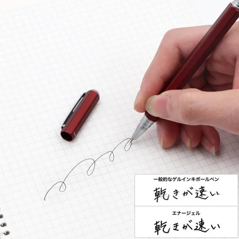 Pentel быстросохнущая нейтральная ручка BLN665D металлическая для детской офисной