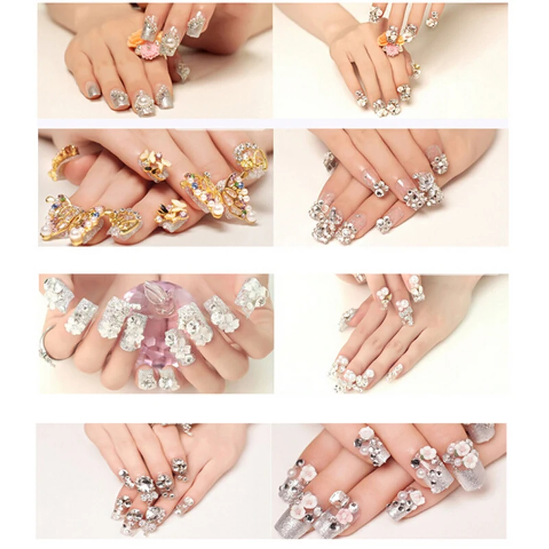 Все размеры радужные красные зеленые цветные не горячая фиксация стразы с