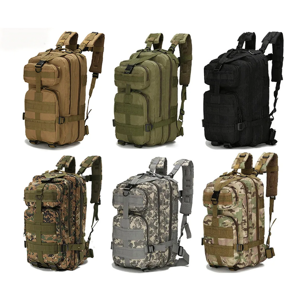 Тактическая Сумка Molle, военный Штурмовой Рюкзак, армейский уличный Камуфляжный походный рюкзак, водонепроницаемый рюкзак, аксессуары для охоты