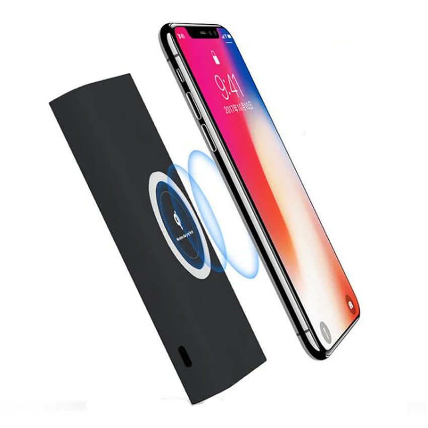 10000 мАч QI Беспроводное зарядное устройство для iPhone X 8 Samsung S9 S8 100 шт./лот|Зарядные