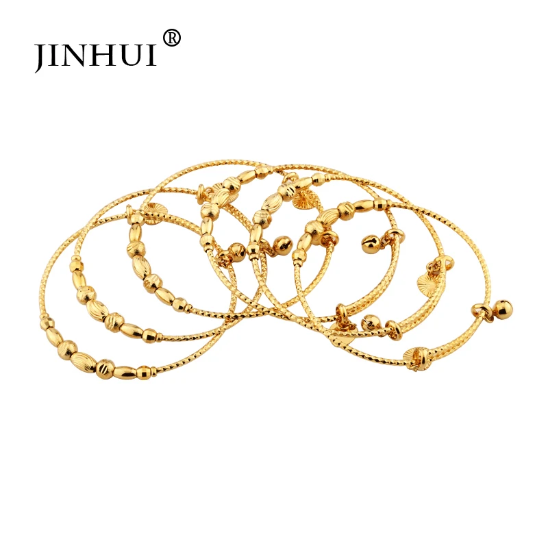 Jin Hui африканские эфиопские модные золотые браслеты ювелирные изделия женские