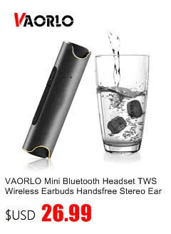 Беспроводные наушники VAORLO TWS с шумоподавлением HiFi V5.0, Bluetooth наушники, гарнитура, стерео мини наушники, зарядное устройство, Дополнительный внешний аккумулятор