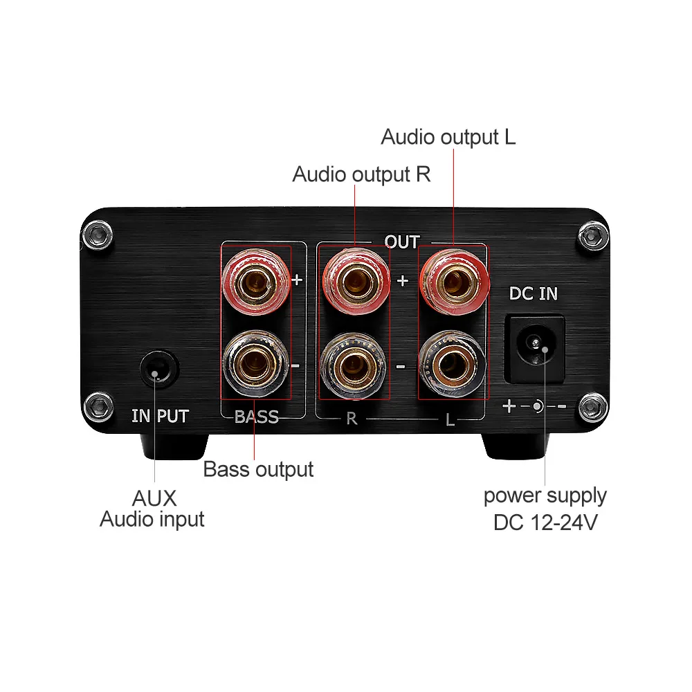 AIYIMA Мини цифровой Мощность усилитель TPA3116 NE5532 2 1 канала высокой аудио HiFi AMP 50 Вт * +