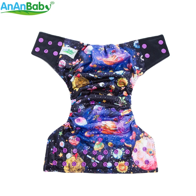 Ananbaby AI2 ткань Подгузники с 4 Слои бамбуковый угольный вкладыш со вставкой 2018 | Мать