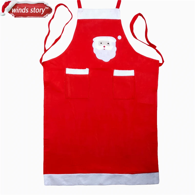 2 шт. рождественские украшения Санта-Ноэль фартук для Дома кухни приготовления