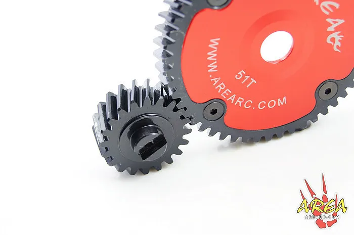 Область Rc спиральная зубчатая передача зуб 51/20 52/19 53/18 54/17T зубья для BAJA 5B 5T 5SC