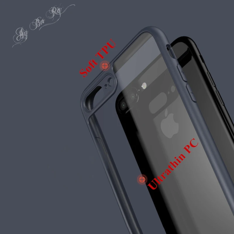Ультратонкий Тонкий мягкий чехол для iphone Xs Max, XR, X, 7, 6, 6 S, 8 Plus, 5, 5S, SE, прозрачная задняя крышка из поликарбоната, матовый чехол-бампер из ТПУ
