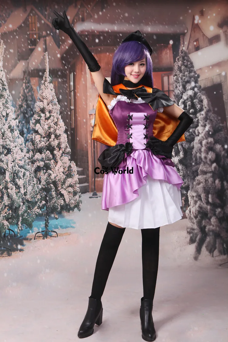Платье накидка на Хэллоуин с надписью Love Live Dancing stars on me Nozomi Tojo костюм для косплея