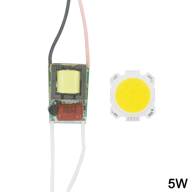 1Set COB LED lamp bulb+AC90-265V dimmable driver power supply transformer for downlight Spotlight dimming brightness | Лампы и