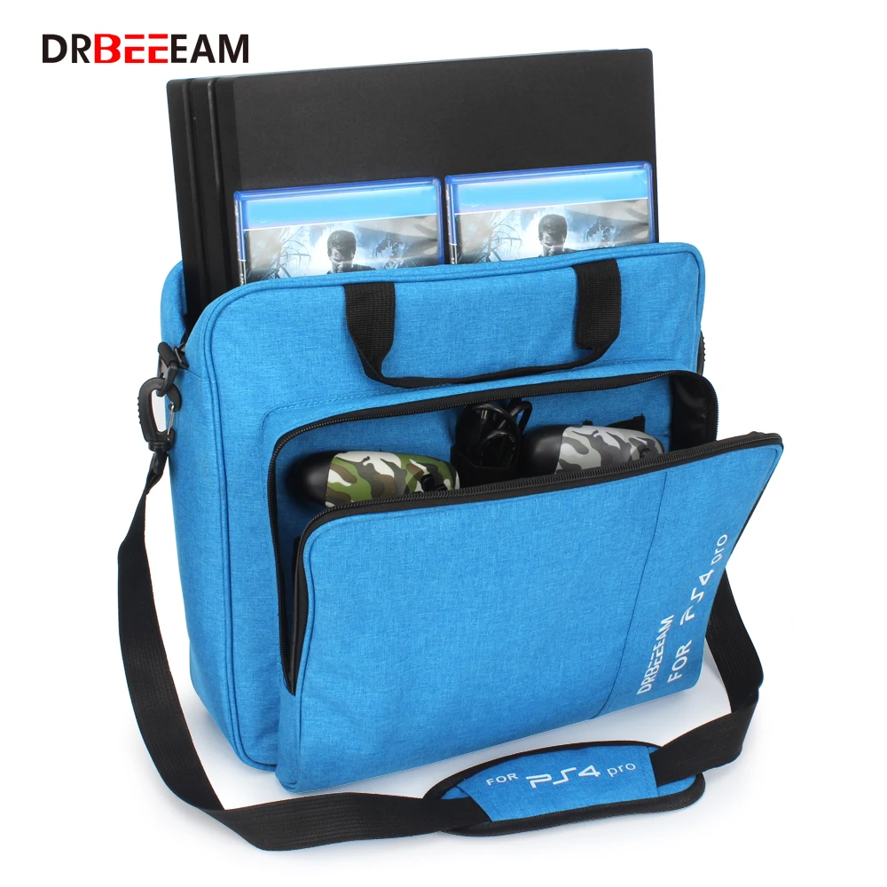 

Handbag Multifunction Bag for PS4/PS4 PRO slim mi Original size Protect Shoulder Carry Bag Canvas Case For PlayStation 4 Consol