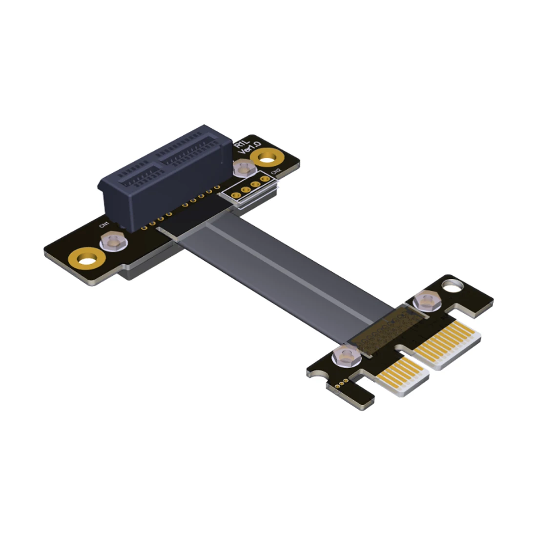 Удлинительный кабель PCIe 3 0x1 под прямым углом 8G/bps высокоскоростная Плата