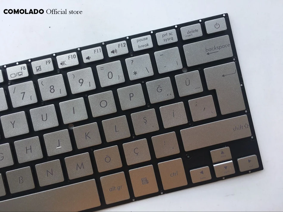 TR Турецкая клавиатура для ASUS UX31LA UX31 UX31A UX31E Серебряная ноутбука