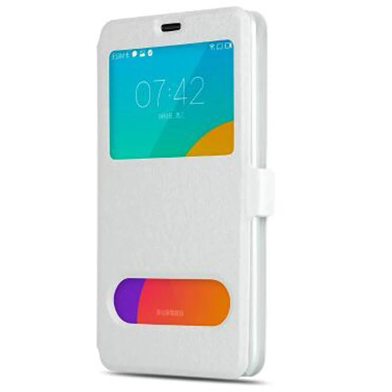 Кожаный чехол-книжка с окошком для Samsung J5 2015 J500 | Мобильные телефоны и аксессуары