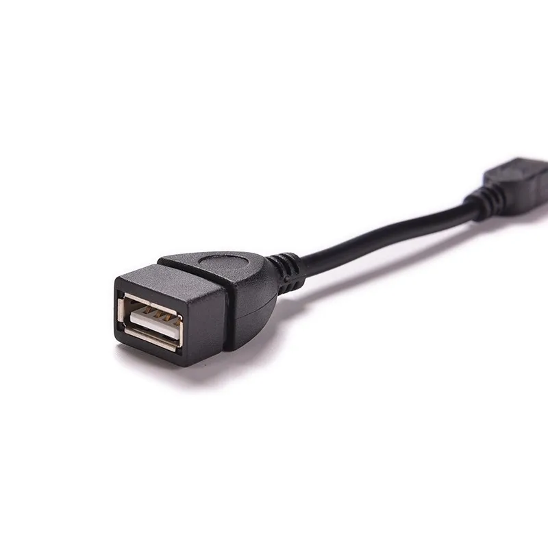Черный 5pin Mini USB "папа" в USB "Мама", 2,0 Тип A и разъемом типа «мама» хост-адаптер кабель, OTG кабель ваш мобильный телефон или планшет, даже во время отдыха на природе MP3 MP4 Камера 10 см, Новинка