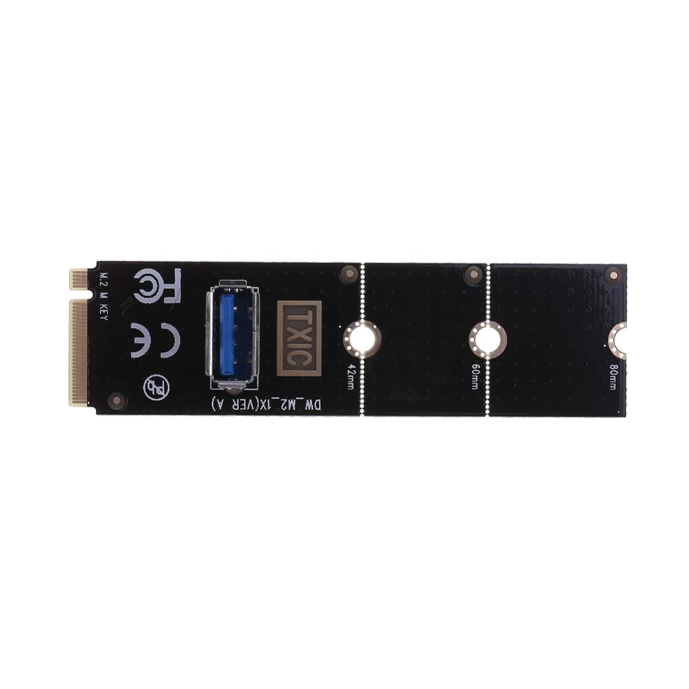 M.2 M ключ NGFF на USB 3 0 адаптер преобразователя 5 Гбит/с высокоскоростная карточка для