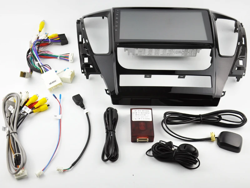 Автомобильный DVD плеер AVGOTOP с GPS Android 10 для MITSUBISHI PAJERO 2017 навигация мультимедийный