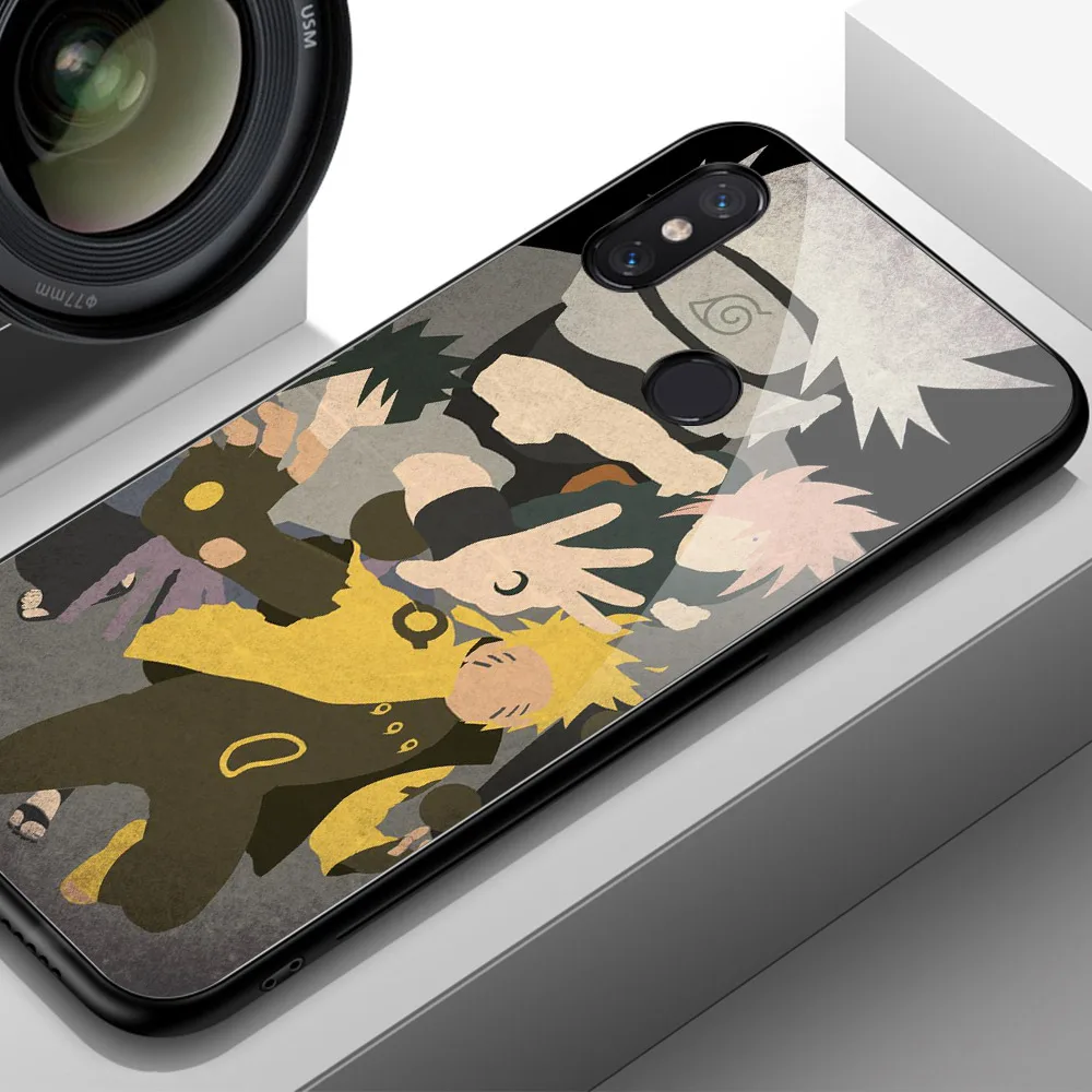 FinderCase для Xiaomi mi 8 чехол героя аниме «Наруто стильное закаленное стекло Жесткий Чехол для Xiaomi mi 5 5S 9 8 SE lite mi x 2 2 s 3 s Max 3