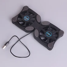 Мини охлаждающая подставка для ноутбука Ocus 2 вентилятора с usb