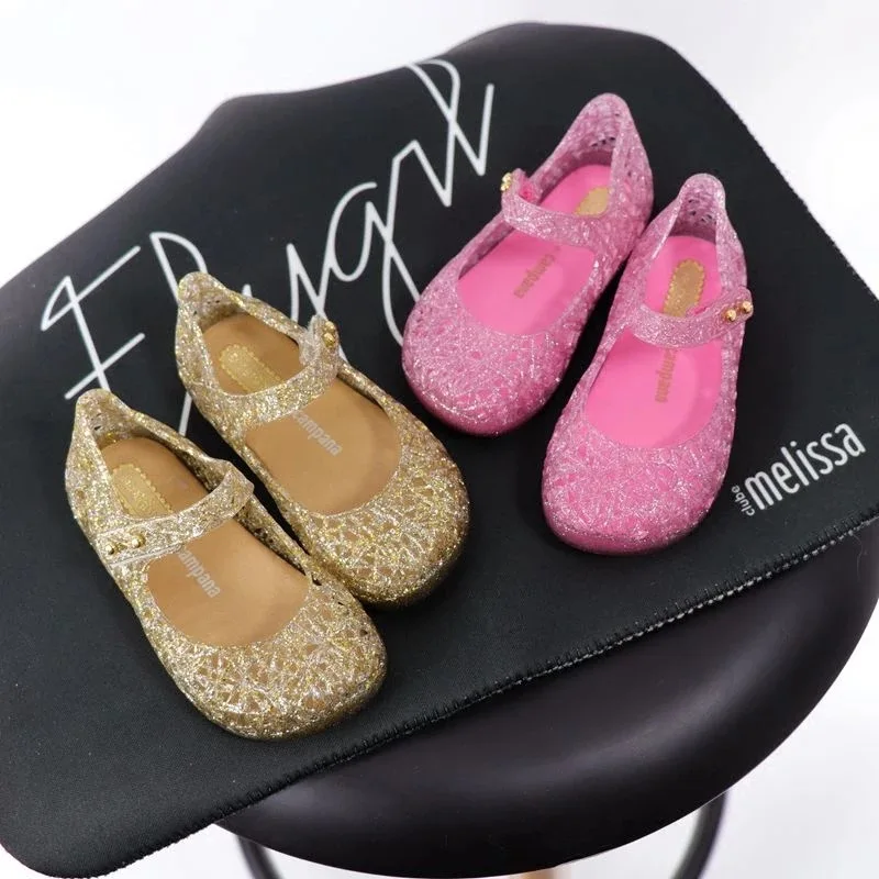 Детские сандалии желе Mini Melissa оригинальные детские босоножки с прозрачными