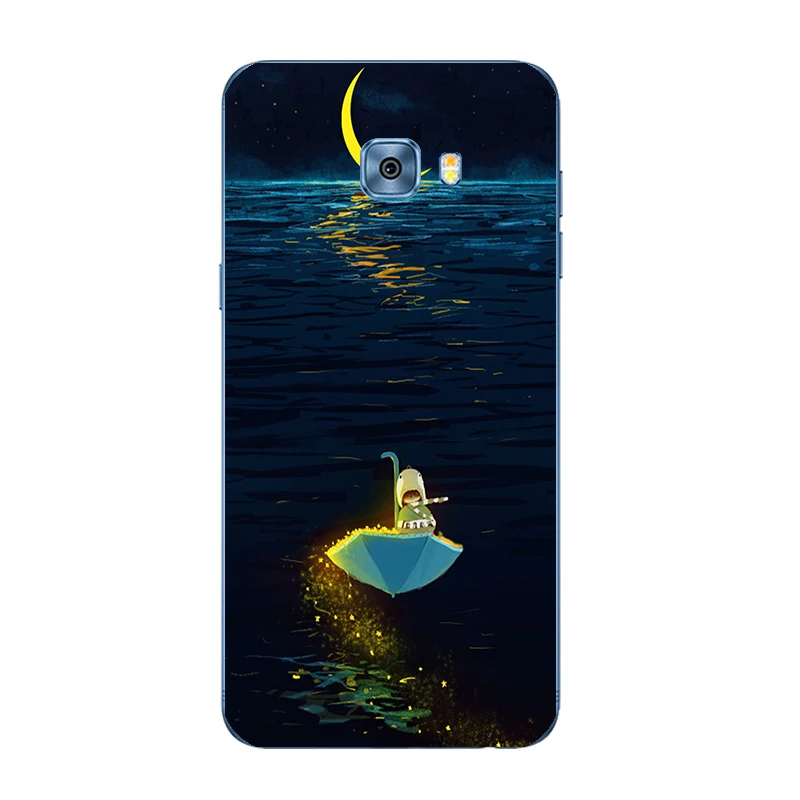 DIY For Samsung Galaxy A520 A5 2017 Phone Case 2015 / 2016 Cover C5 Pro Soft TPU Night Dream Printing Coque |