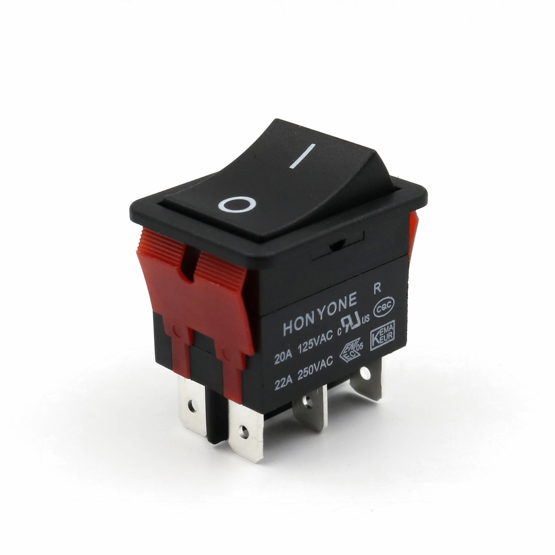 5 шт. LR-220 черный 6Pin высокий ток 22A ON-ON IP55 DPDT сварочный аппарат кулисный переключатель