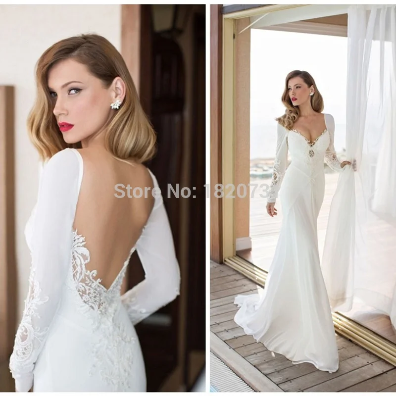 

Женское свадебное платье-Русалка, элегантное платье из шифона и спандекса с рукавами «летучая мышь», лето 2020