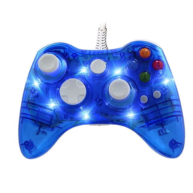Светодиодный проводной геймпад игровой контроллер для XBOX 360 USB Xbox игровые