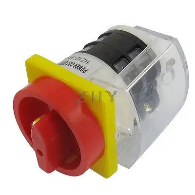 AC 380V 40A фиксация 8 терминалов 2 позиционные Cam комбинированное переключающее