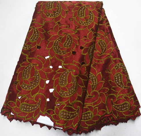 5 ярдов хлопковое швейцарское кружево в Швейцарии африканская кружевная ткань 2019