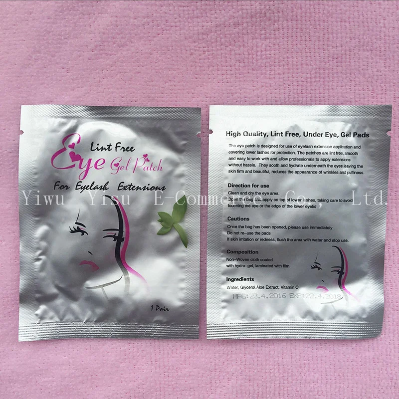 Хит продаж 2000 пар бумажные накладки для наращивания ресниц привитые наклейки