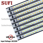 Светодиодный энергосберегающий светильник, 10 шт., светодиодный светильник из алюминиевого сплава, 220 В перем. Тока, 30 см