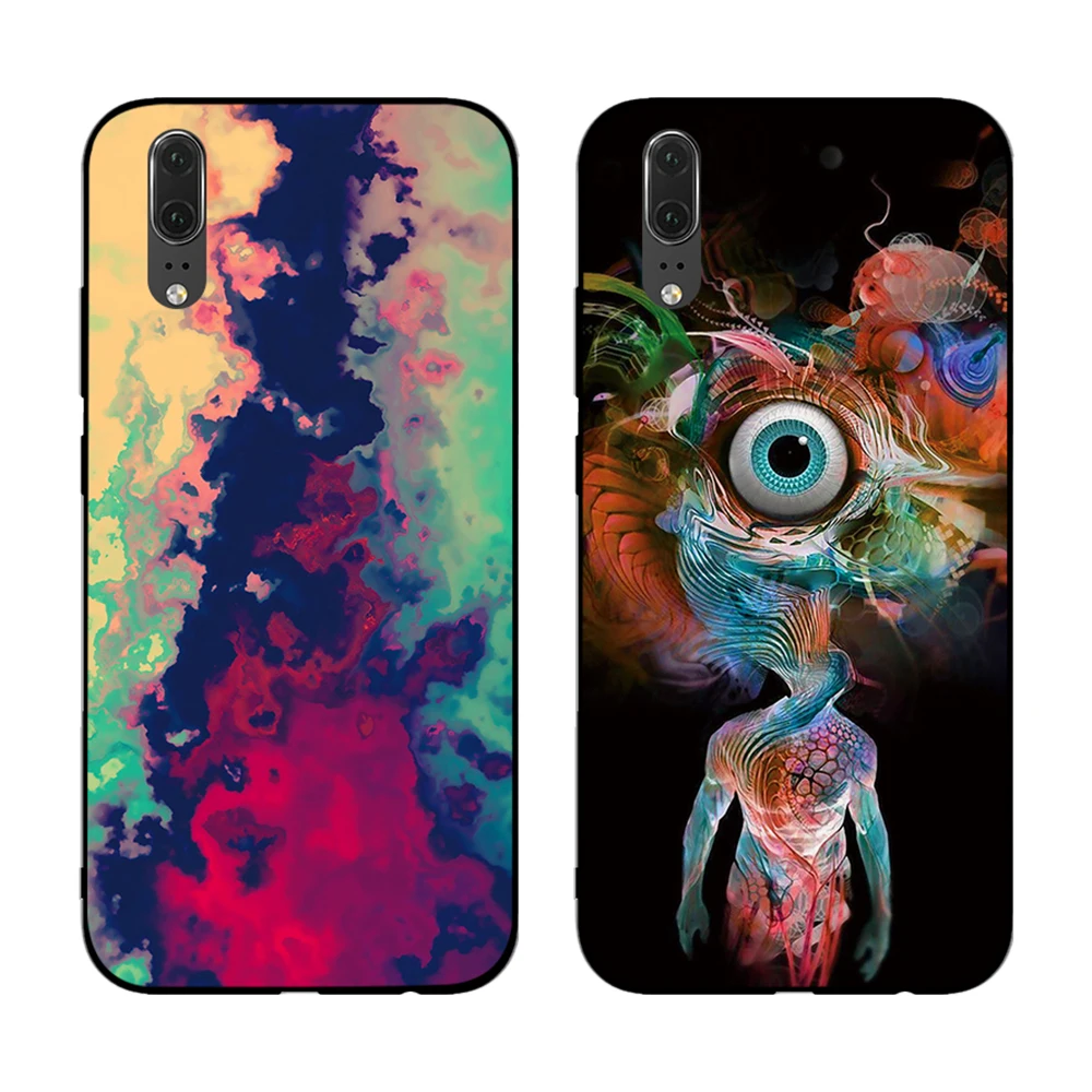 Модный мягкий чехол для Huawei Y6 Y7 Y9 Prime 2017 2018 2019 Nova 2i 3 4 3i Lite Mate 10 20 Pro | Мобильные