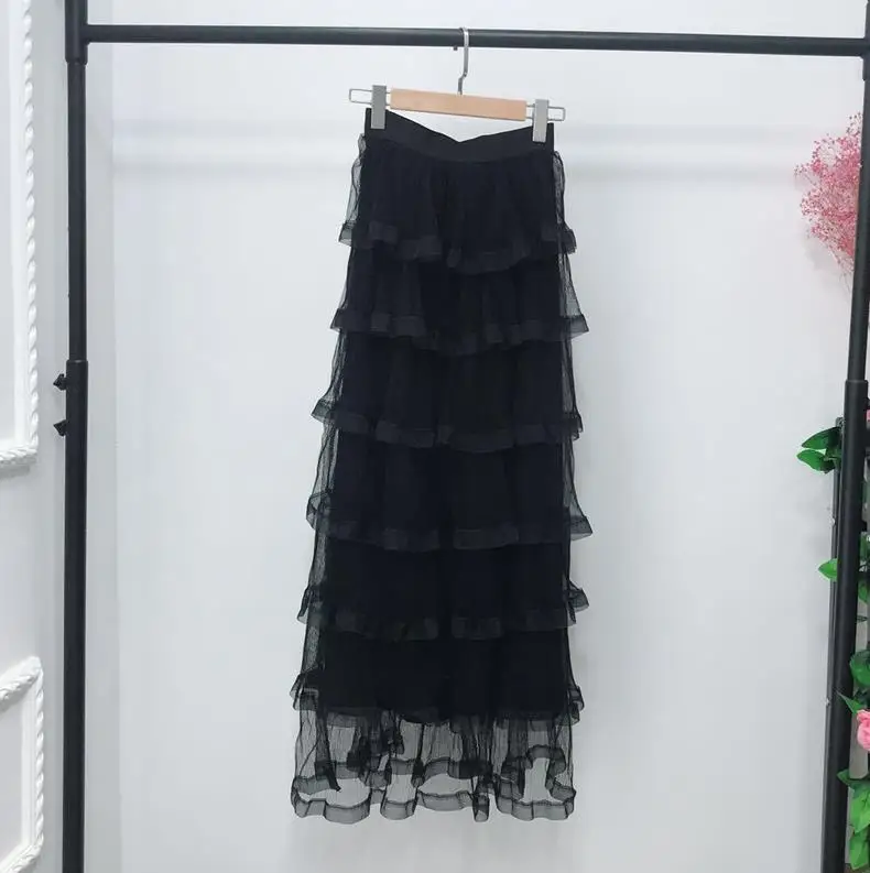 Black skirt Кафтан абайя Турецкая мусульманская юбка Женский кафтан марокаин исламские юбки летние Рамадан эльбисе мусульман - Цвет: Black skirt