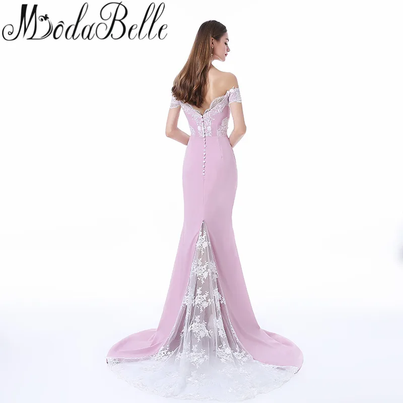 Modabelle элегантные длинные вечерние платья белое кружевное платье Русалочки для