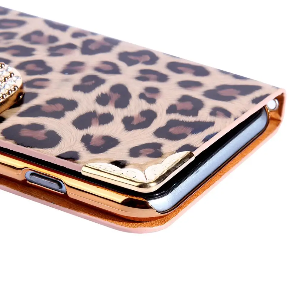 Чехол для телефона с леопардовым принтом KISSCASE Card Solt iPhone 7 8 6 6S Plus 5 5S SE