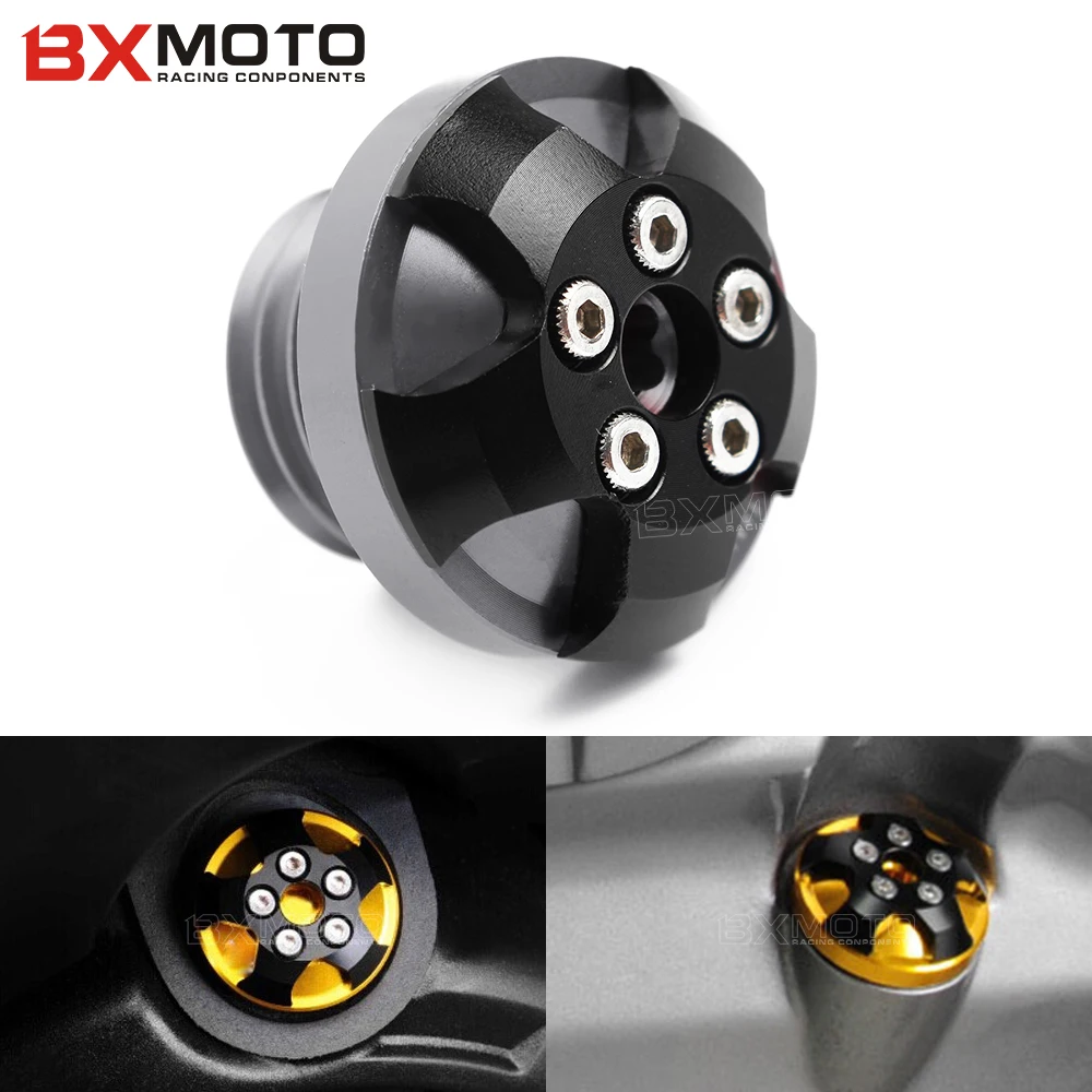 Машинное масло наполнитель Кепки штекер подходит M20 * 2.5 черный для Ducati 899 panigale