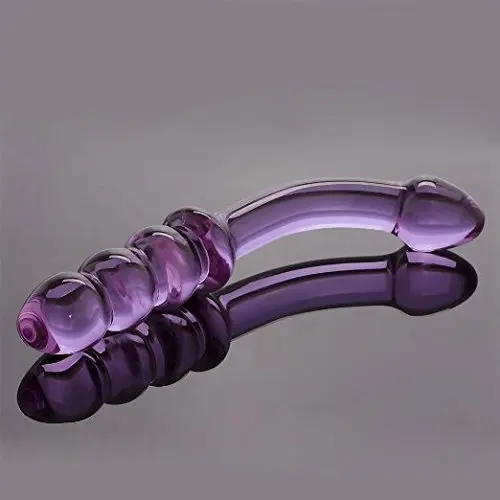 Crystal Glass Dildo Anal Beads Plug Butt Masturbation Personal Massager G-spot Stimulation Sex Toy for Male Female | Красота и