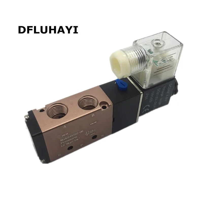Регулирующий вентиль воздуха 4V210 08 2/5 в 1/4 В переменного тока|Клапан| |