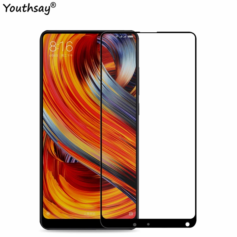 

Tempered Glass For Xiaomi Mi Mix 2 Screen Protector Full Cover Glass For Xiaomi Mi Mix 2 Protective Film For Mi Mix 2 Full Glass