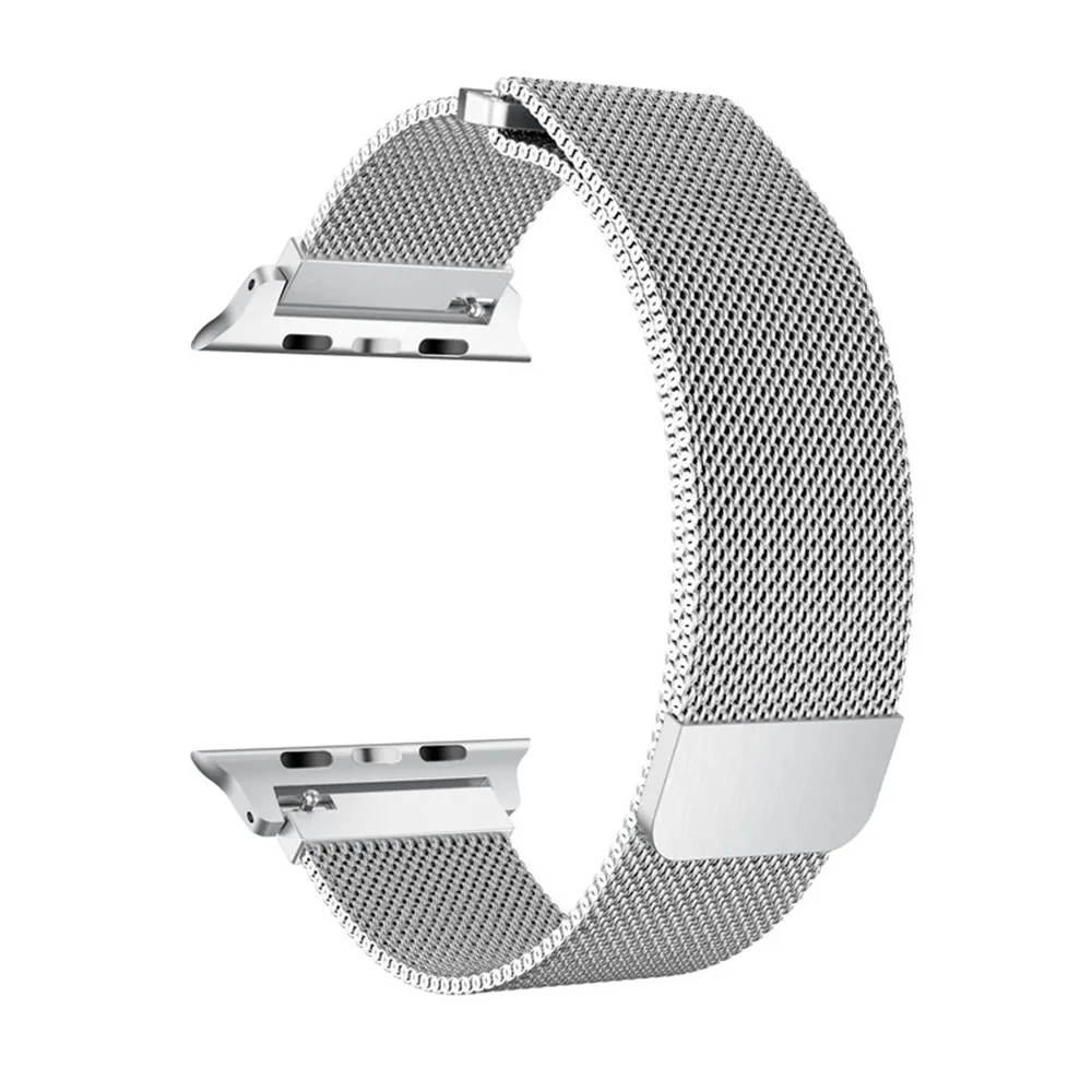 Спортивный Браслет Миланская петля часы на магнитном ремешке для Apple Watch ремешок для iwatch серии 4 3 2 1 сменный ремешок для часов