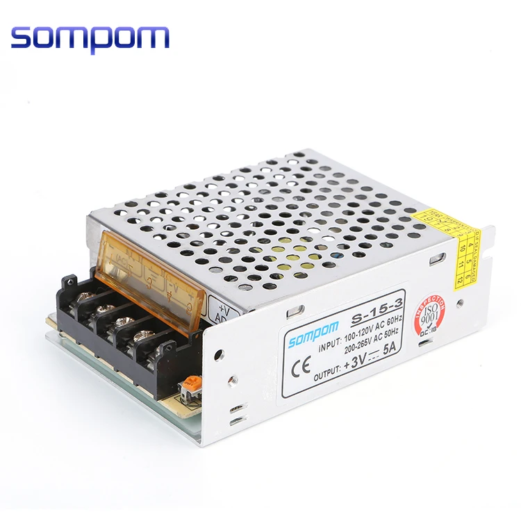 Sompom высокое качество постоянное напряжение 110 В 220 вход в DC 3 5A 10A 20A 30A 40A 60A
