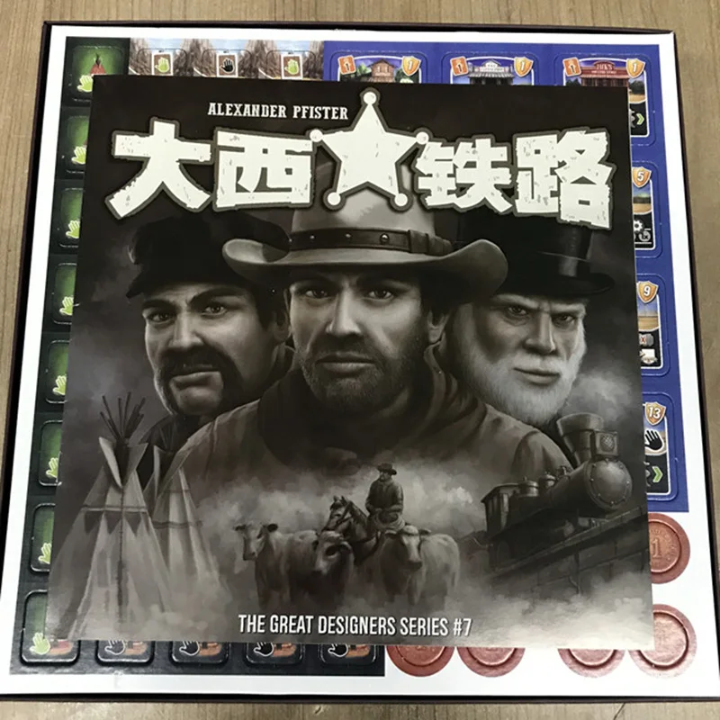 Настольная игра Great Western Trail 2 4 игрока лучший подарок для всей