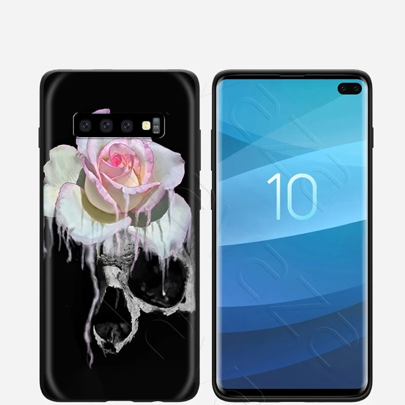 Lavaza в стиле ретро с цветочным рисунком Череп Корона чехол для Samsung Галактики S6 S7