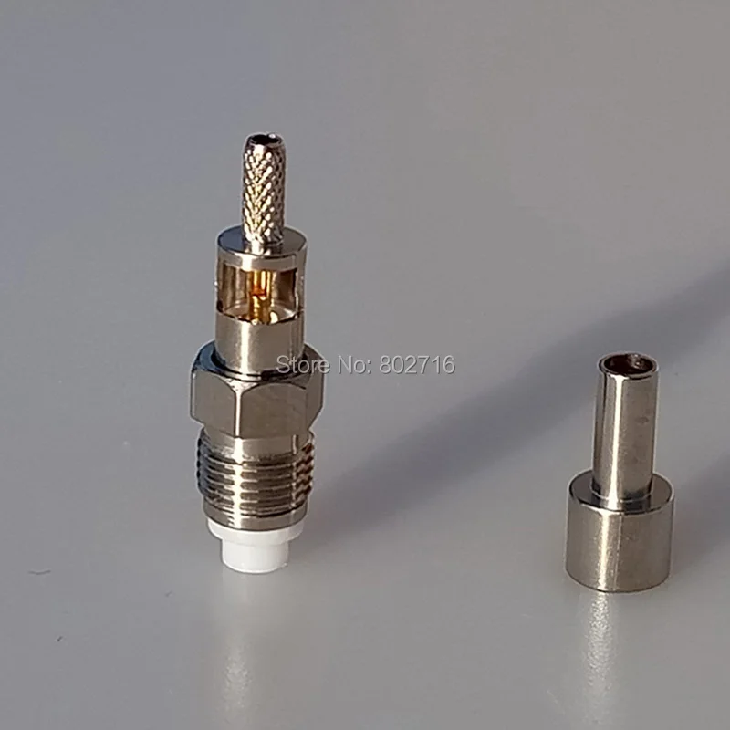 10 шт./лот FME Женский Джек РФ провода разъем адаптера для коаксиального кабеля RG316
