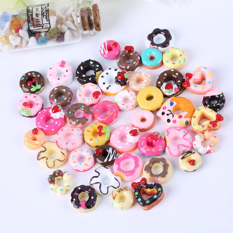 50 шт. рандомные миниатюрные искусственные бусины|jewelry beads|food beadsbeads beads |
