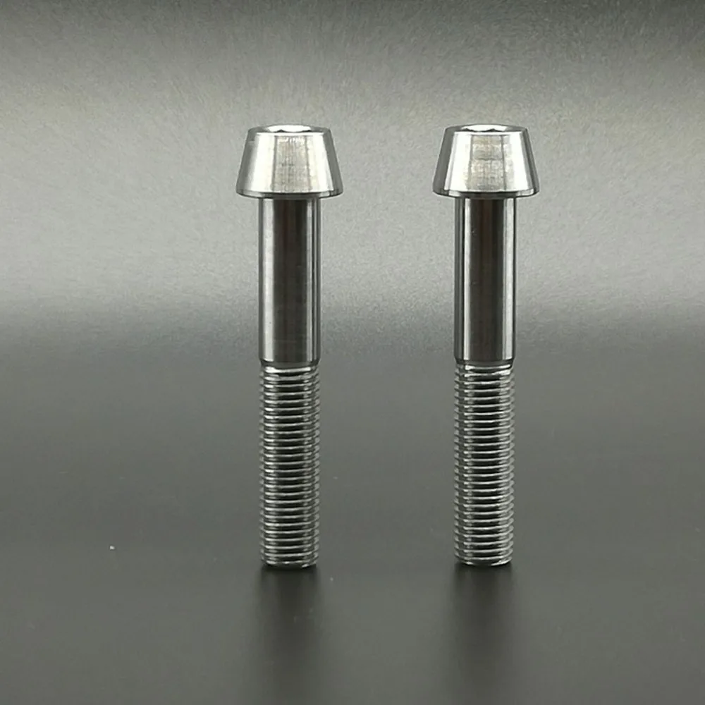 M10x60mm 1.25 Pitch Taper Head Titanium Ti For Ducati Front Brake Caliper Motor Bike Bolt Accessory 2pcs | Обустройство дома