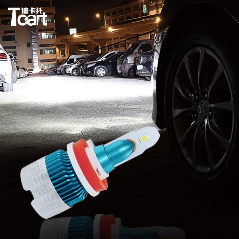 Tcart для Honda Civic Авто 9005 светодиодный фары противотуманные фары